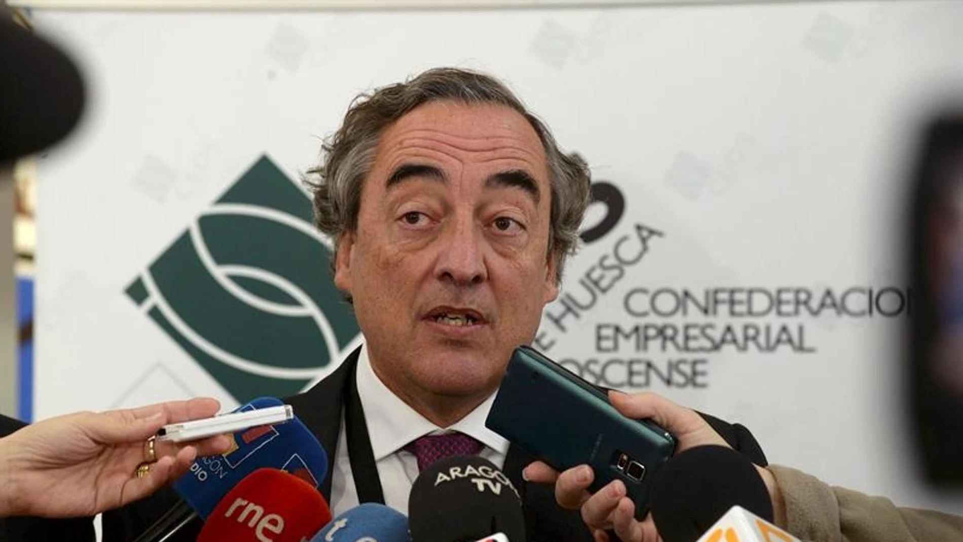 El presidente de la CEOE, Joan Rosell El presidente de la CEOE, Joan Rosell