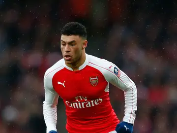 Alex Oxlade-Chamberlain durante un partido Alex Oxlade-Chamberlain durante un partido