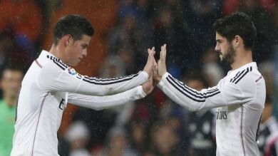 Bronca de Zidane a Isco y James