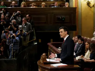 Pedro Sánchez en el Congreso Pedro Sánchez en el Congreso