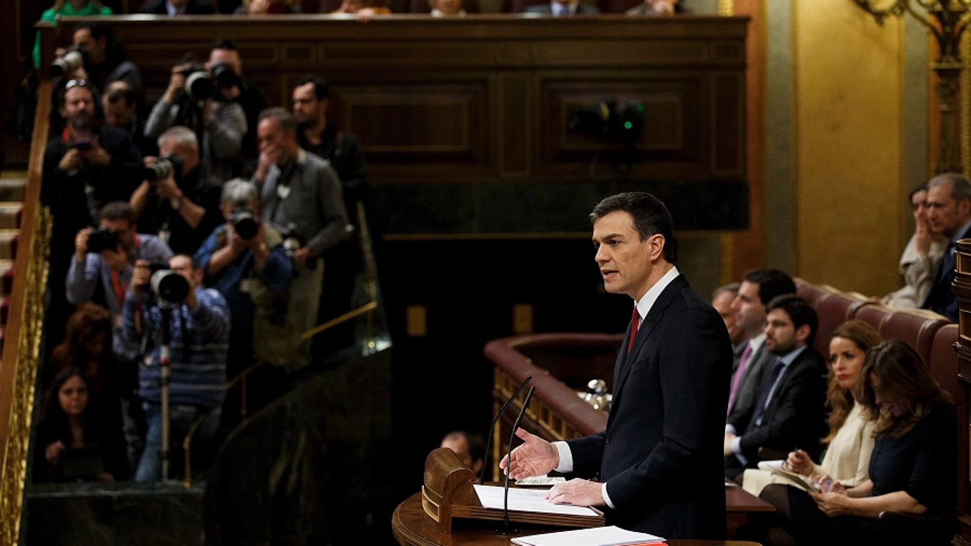 Pedro Sánchez en el Congreso Pedro Sánchez en el Congreso