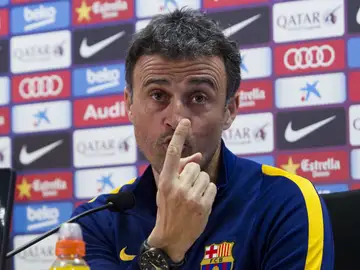 Luis Enrique, en rueda de prensa Luis Enrique, en rueda de prensa