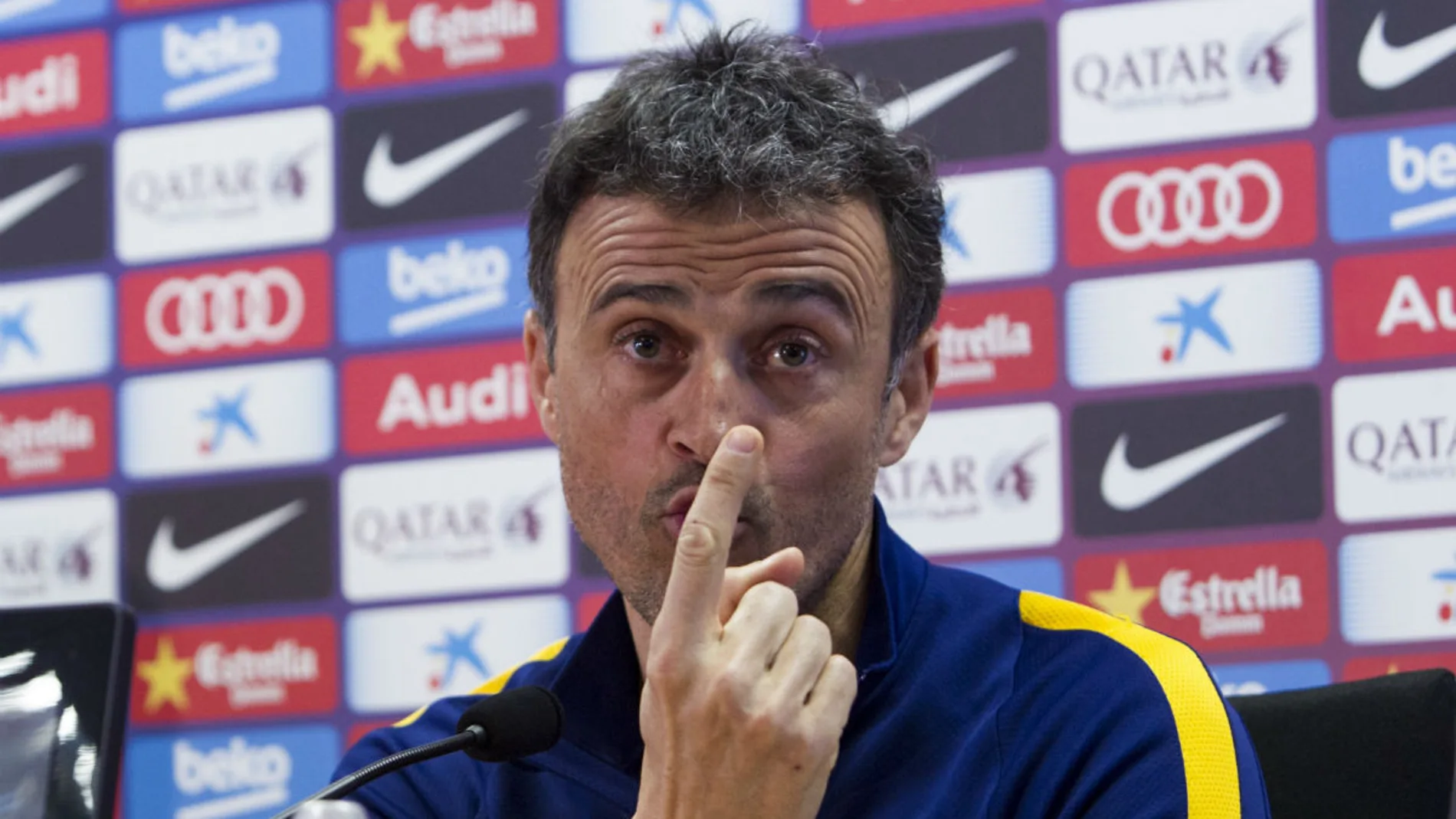 Luis Enrique, en rueda de prensa Luis Enrique, en rueda de prensa