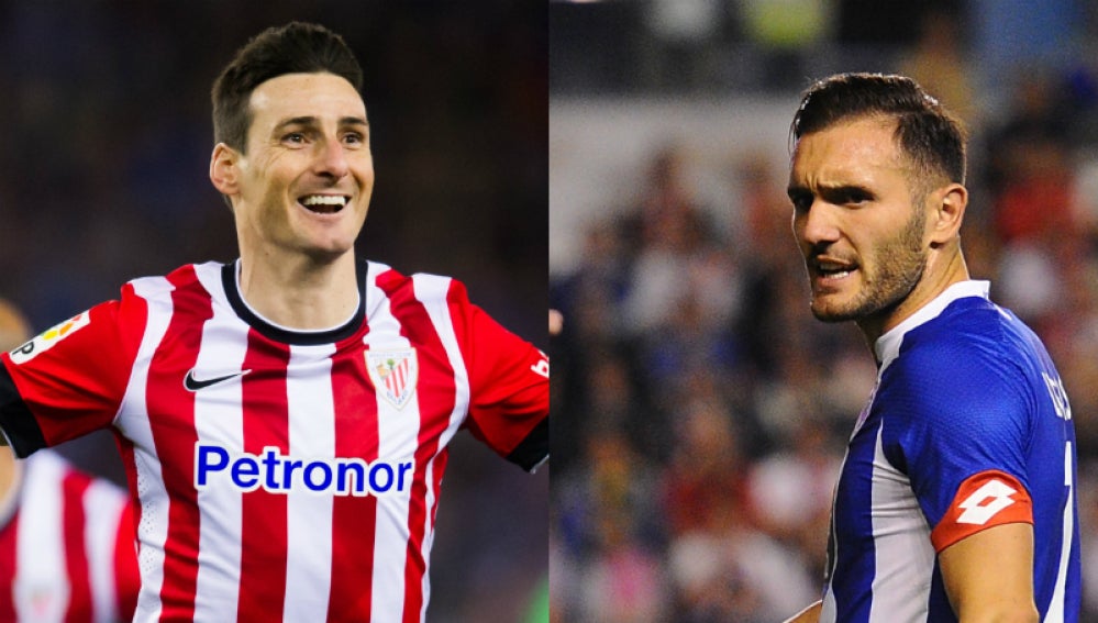 Aduriz y Lucas Pérez, enfrentados por el gol en San Mamés