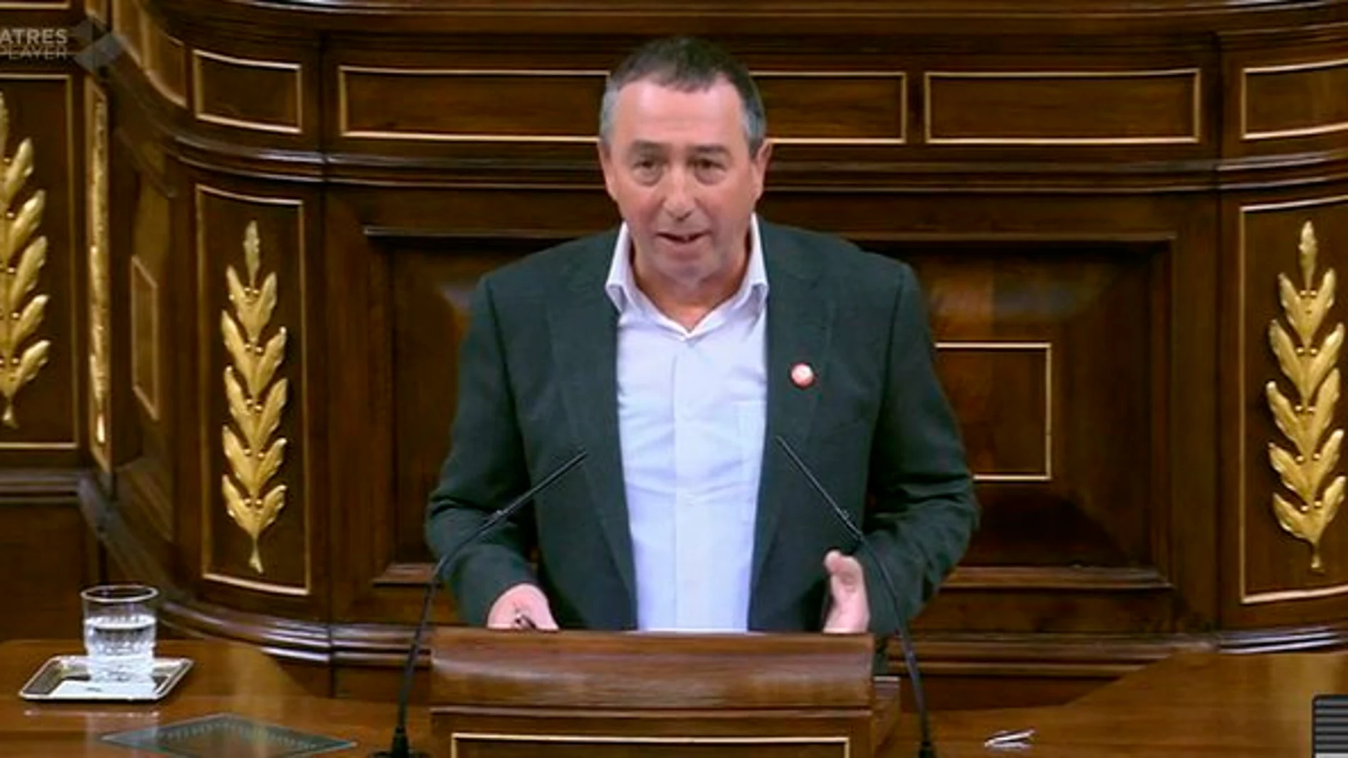 El portavoz de Compromís, Joan Baldoví El portavoz de Compromís, Joan Baldoví
