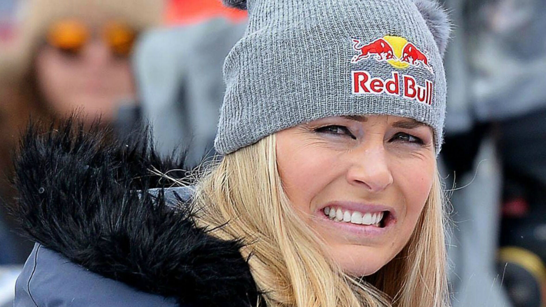 Lindsey Vonn, durante un acto