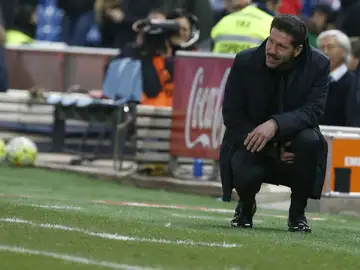 Simeone, en la banda del Calderón Simeone, en la banda del Calderón