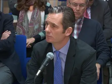 Iñaki Urdangarin, durante su tercer día de declaración por el caso Nóos Iñaki Urdangarin, durante su tercer día de declaración por el caso Nóos