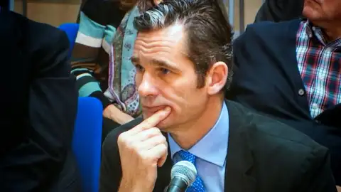 Iñaki Urdangarin, durante su declaración en el juicio Nóos Iñaki Urdangarin, durante su declaración en el juicio Nóos