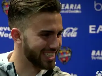 Borja Mayoral, después del partido contra el Levante Borja Mayoral, después del partido contra el Levante