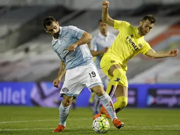 Momento del partido entre el Celta de Vigo y el Villarreal Momento del partido entre el Celta de Vigo y el Villarreal