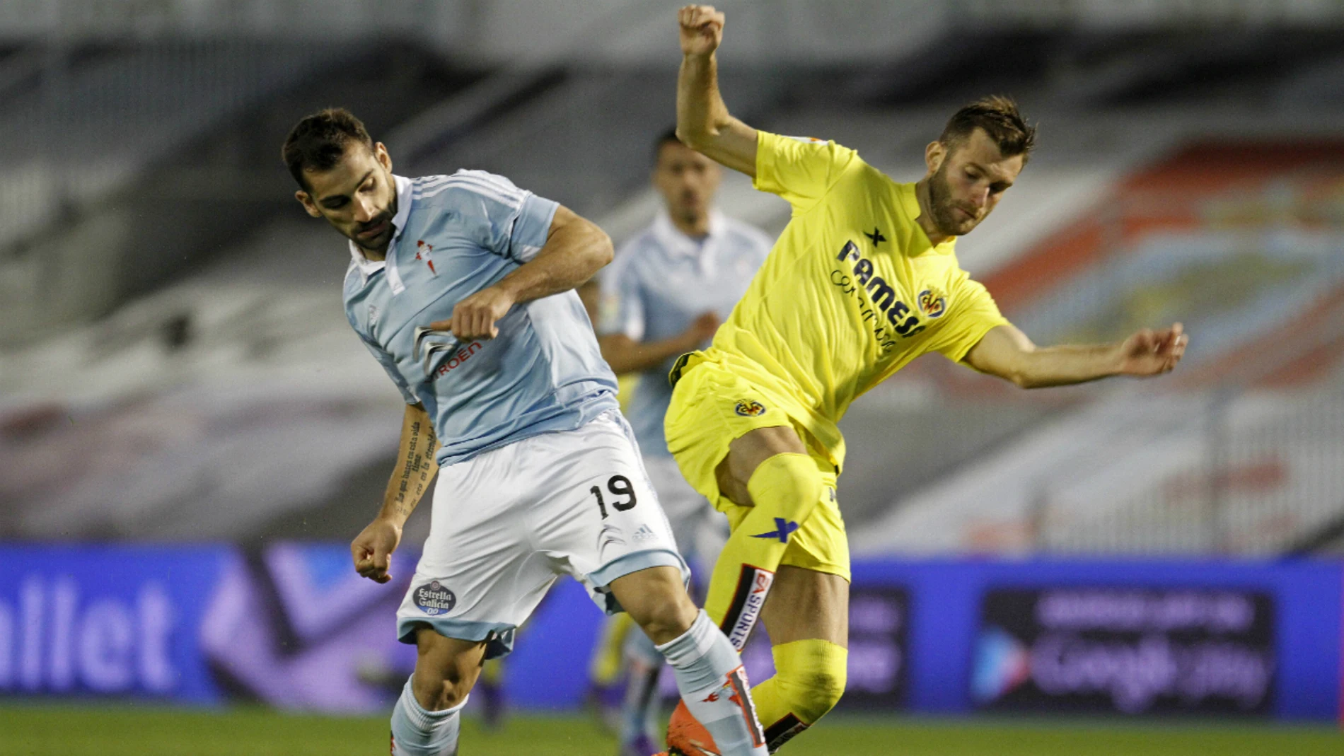 Momento del partido entre el Celta de Vigo y el Villarreal Momento del partido entre el Celta de Vigo y el Villarreal