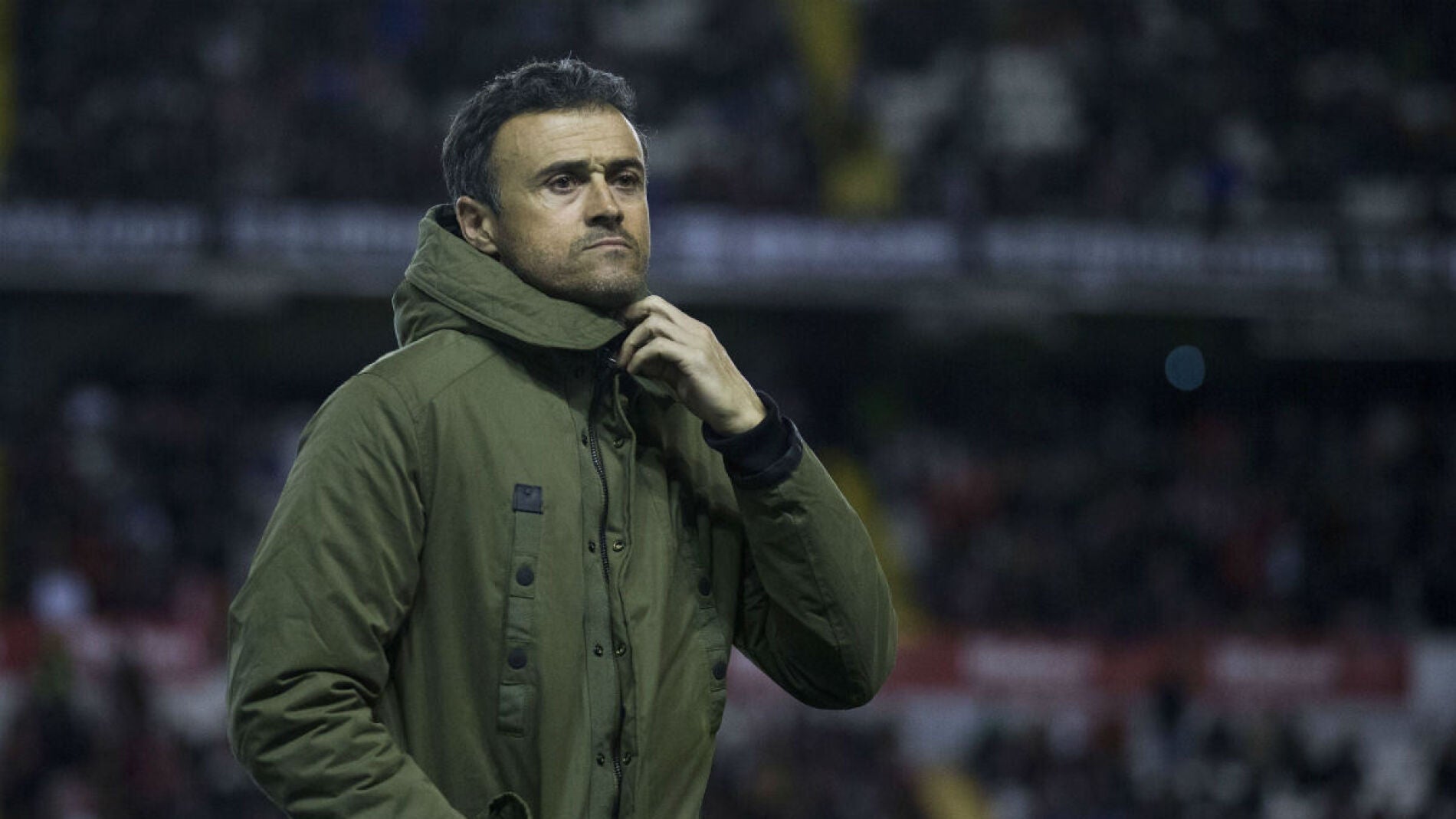 Luis Enrique, en Vallecas
