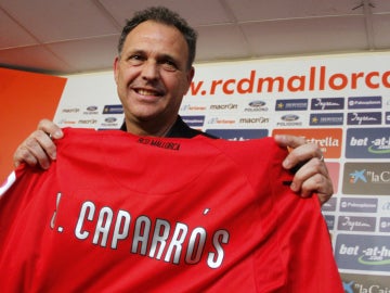 Joaquín Caparrós, el día de su presentación como técnico del Mallorca