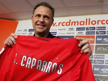 Joaquín Caparrós, el día de su presentación como técnico del Mallorca Joaquín Caparrós, el día de su presentación como técnico del Mallorca