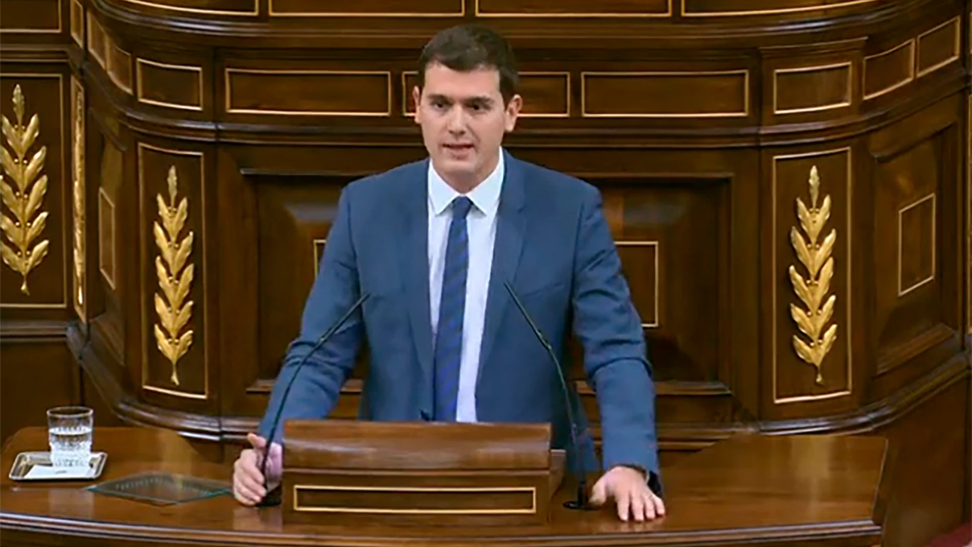 Albert Rivera durante su intervención Albert Rivera durante su intervención