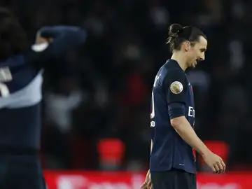 Ibrahimovic, cabizbajo Ibrahimovic, cabizbajo