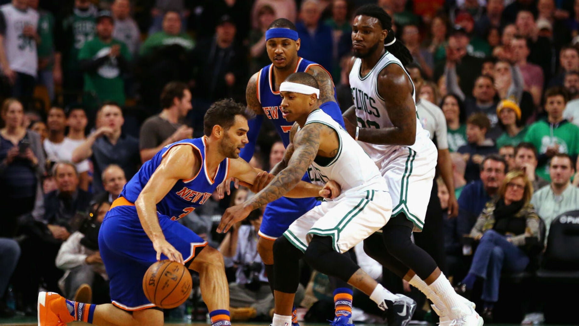 Calder&oacute;n, en acci&oacute;n ante los Celtics