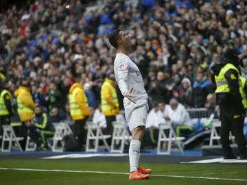 Cristiano celebra un gol Cristiano celebra un gol