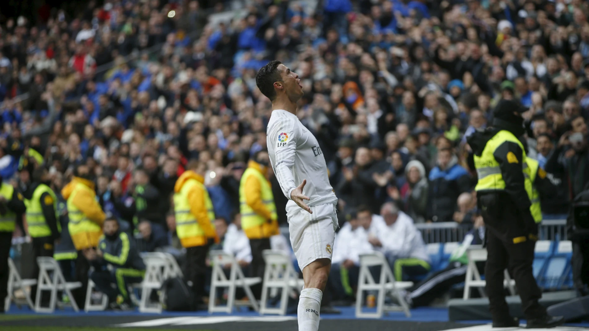 Cristiano celebra un gol Cristiano celebra un gol