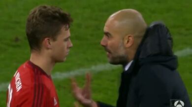¡Bronca tremenda de Guardiola a Kimmich!