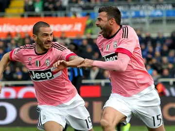 La Juventus celebra un gol La Juventus celebra un gol