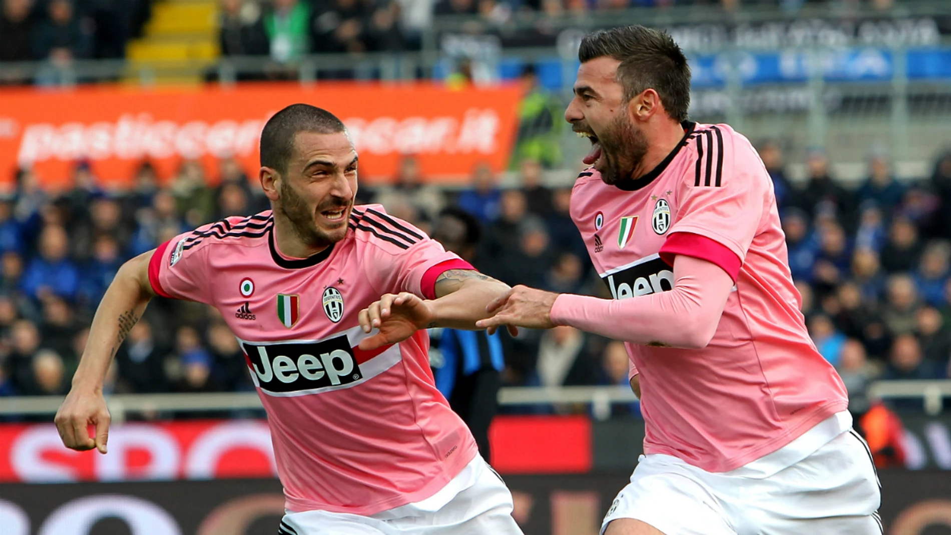 La Juventus celebra un gol La Juventus celebra un gol