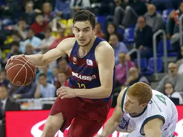 Satoransky durante un partido con el Barcelona Lassa Satoransky durante un partido con el Barcelona Lassa