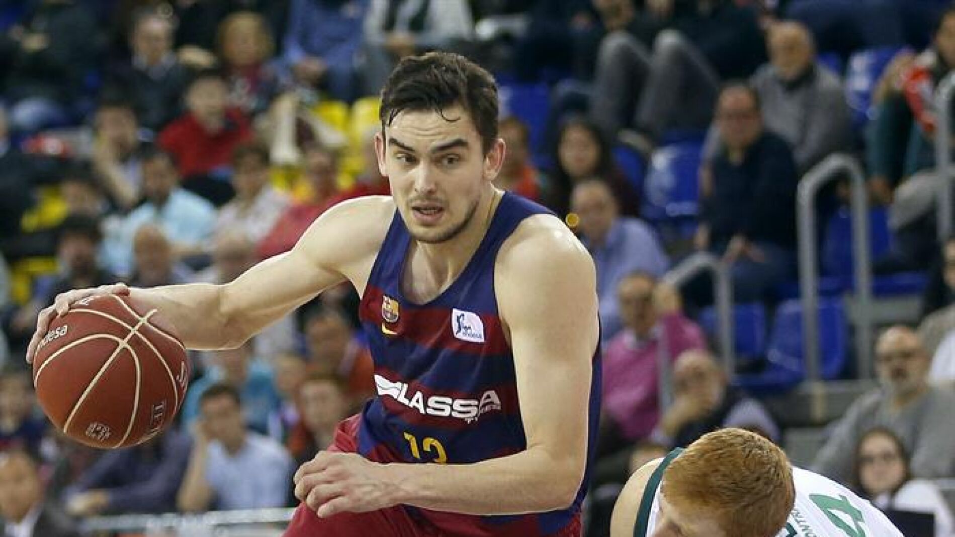 Satoransky durante un partido con el Barcelona Lassa