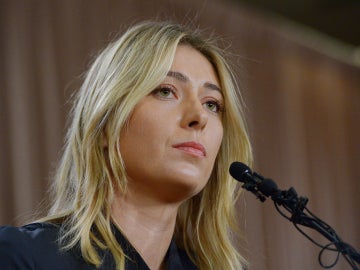 Maria Sharapova, durante la rueda de prensa
