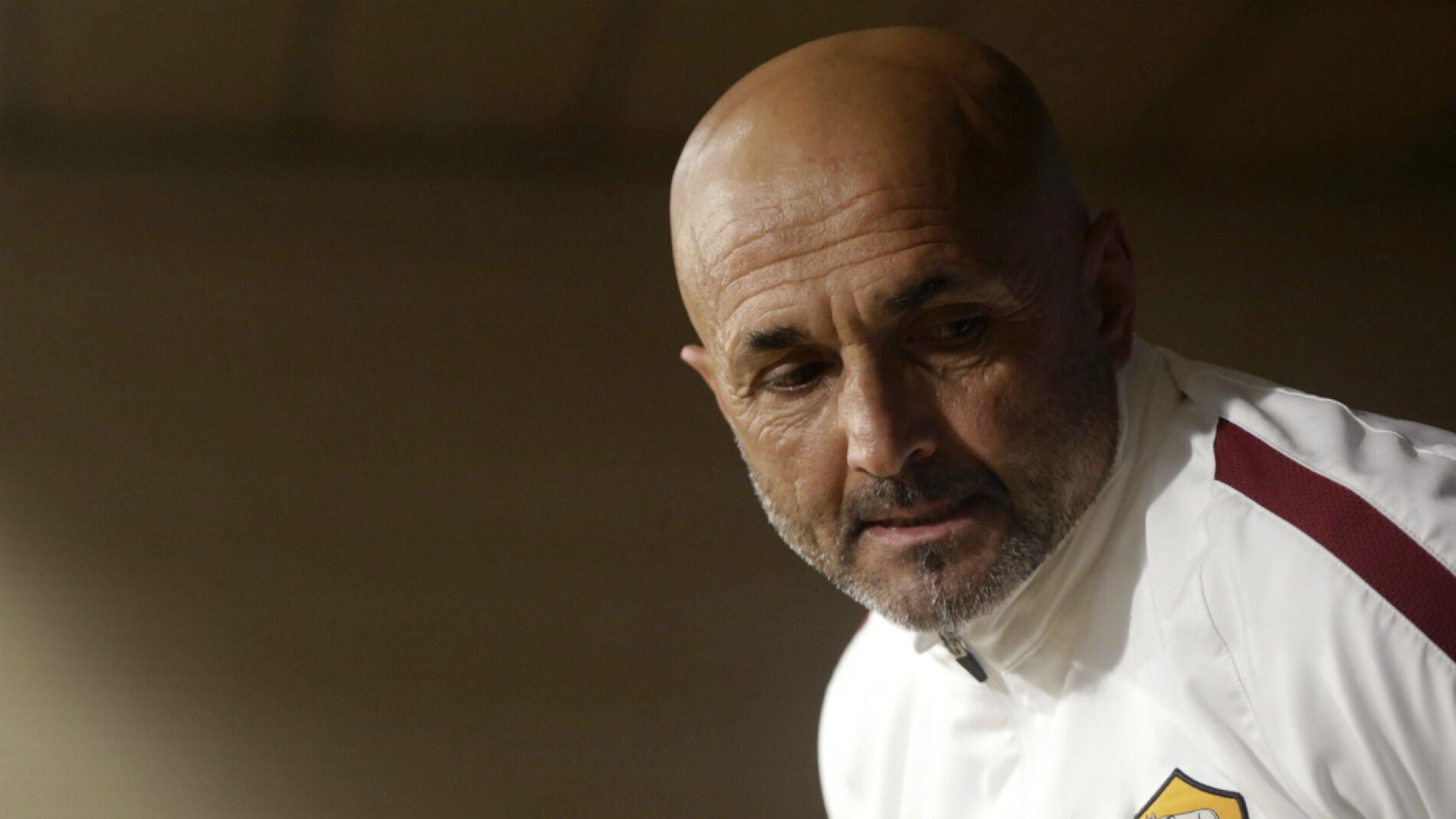 Luciano Spalletti, durante la rueda de prensa