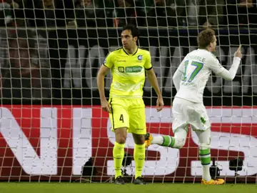 Schurrle celebra un gol con el Wolfsburgo Schurrle celebra un gol con el Wolfsburgo