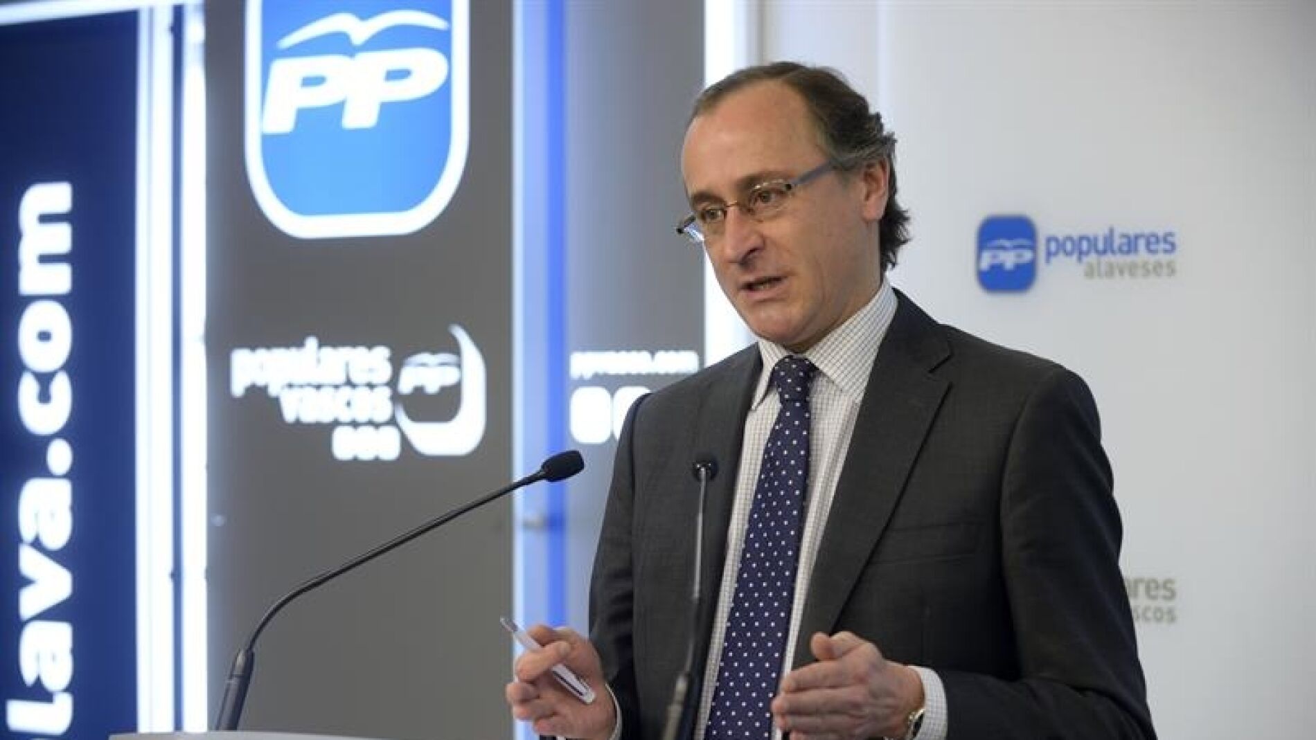 El ministro de Sanidad en funciones, Alfonso Alonso