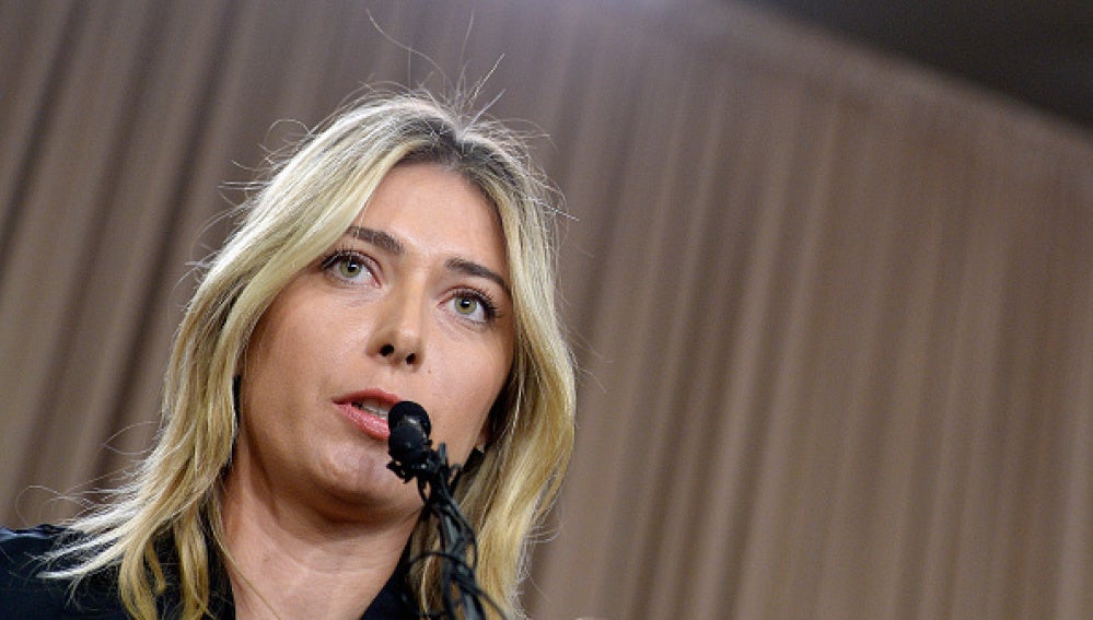 María Sharapova, durante la conferencia de prensa