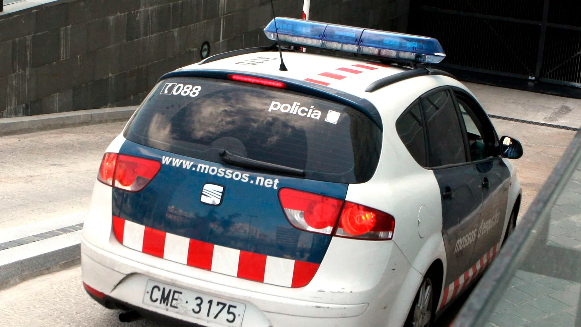 Un coche de los Mossos d´Esquadra Un coche de los Mossos d´Esquadra