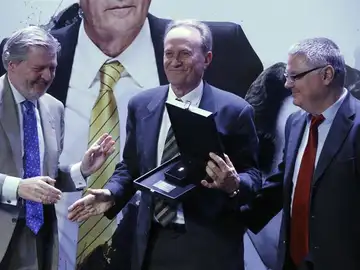 Aíto García Reneses durante su homenaje Aíto García Reneses durante su homenaje