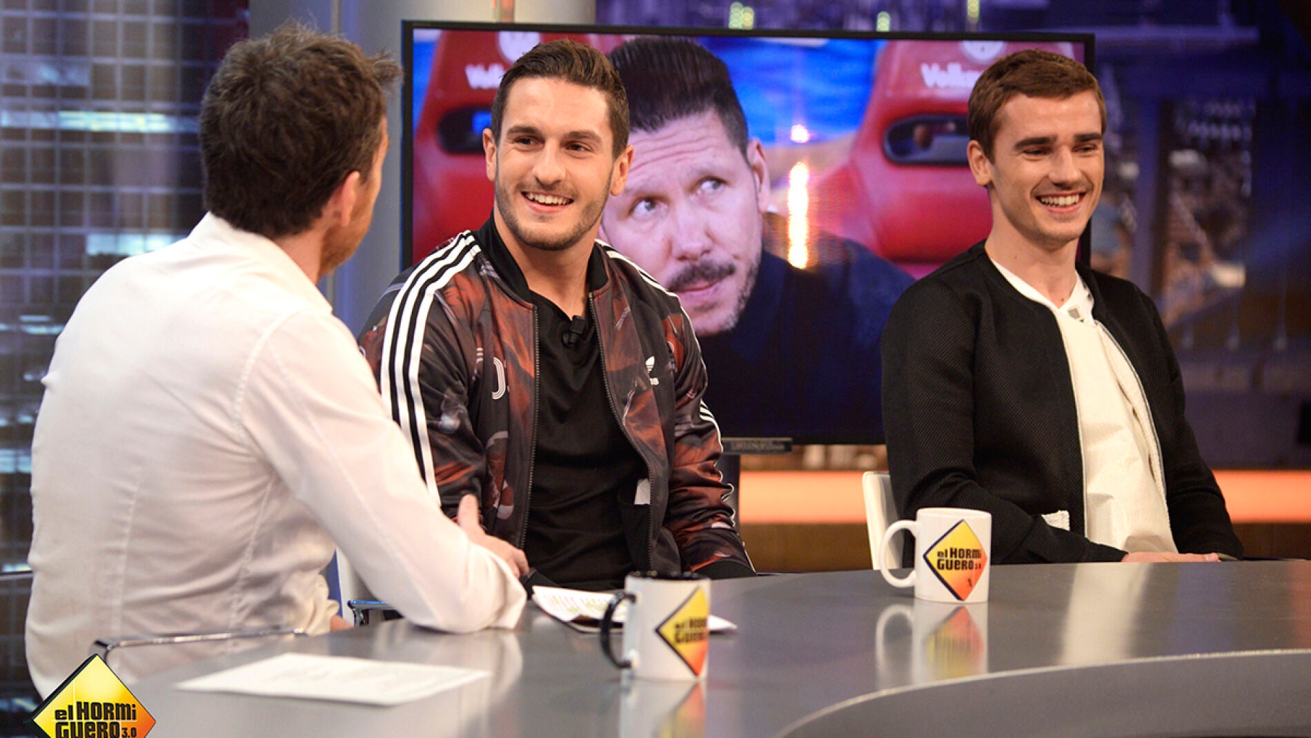 Koke y Griezmann en 'El Hormiguero 3.0'