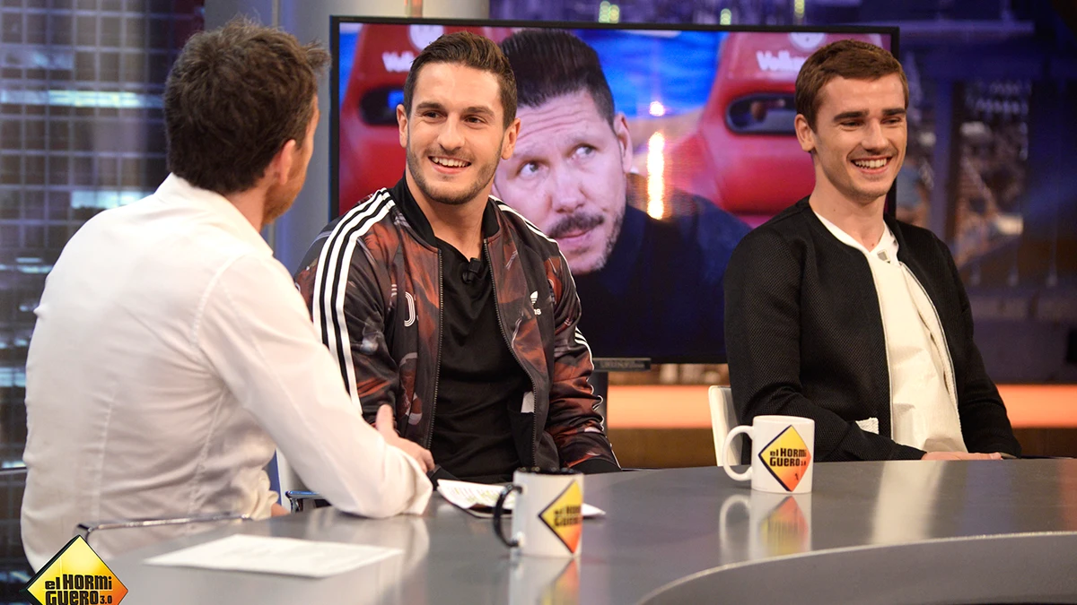 Koke y Griezmann en 'El Hormiguero 3.0' Koke y Griezmann en 'El Hormiguero 3.0'