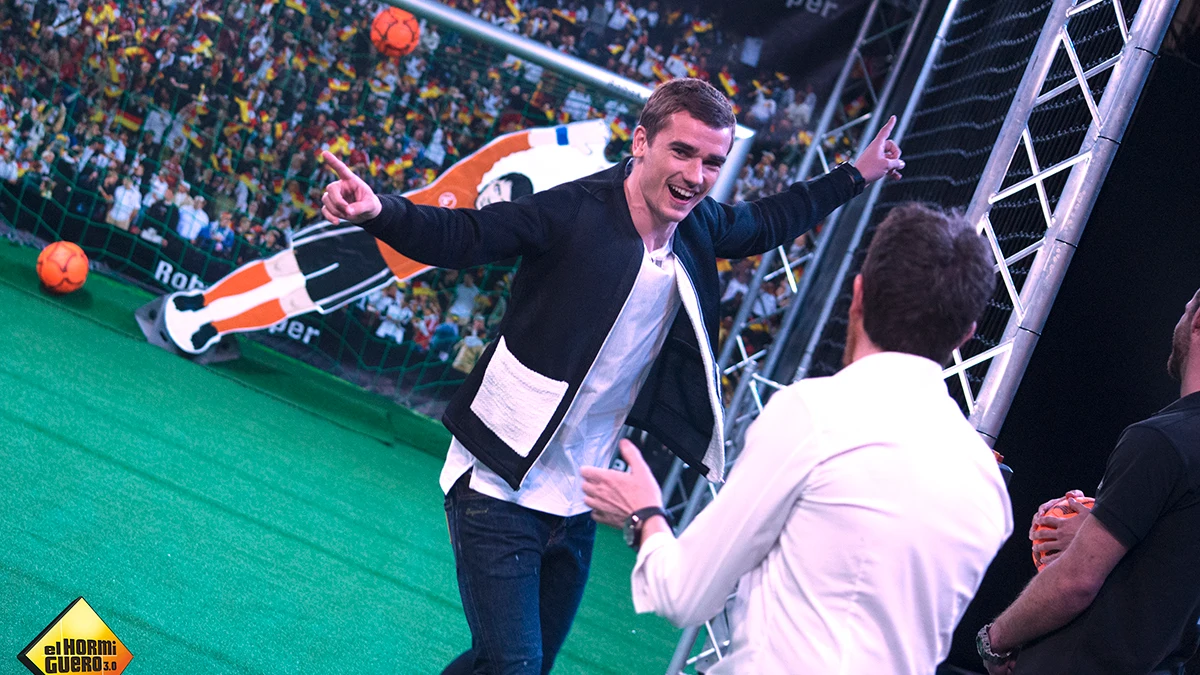 Koke y Griezmann en 'El Hormiguero 3.0' Koke y Griezmann en 'El Hormiguero 3.0'