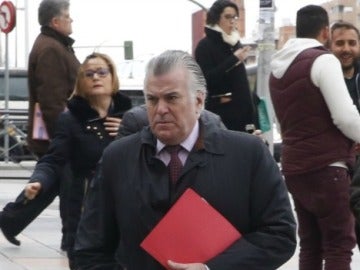 Luis Bárcenas, a su salida de los juzgados