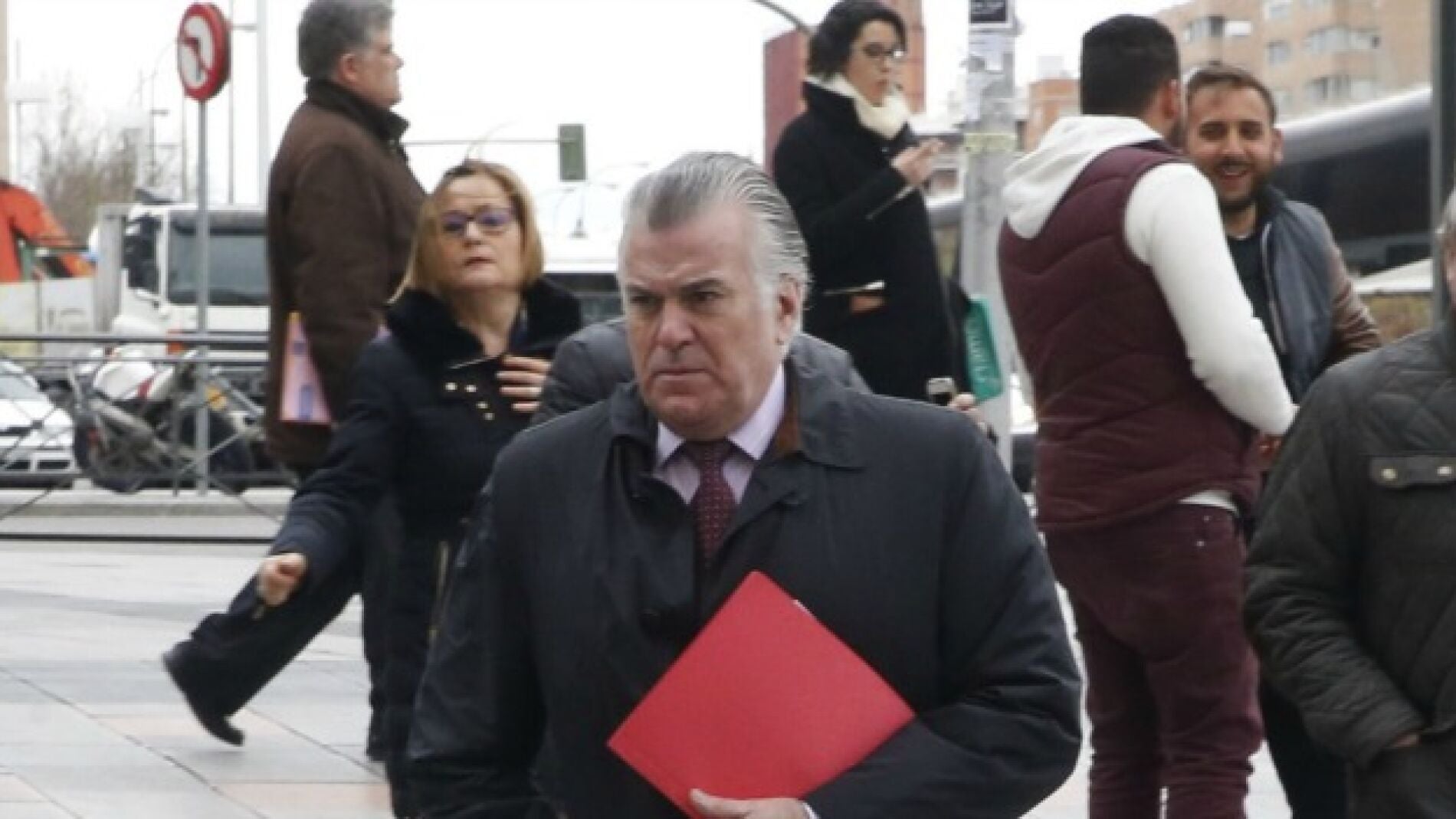 Luis B&aacute;rcenas, a su salida de los juzgados