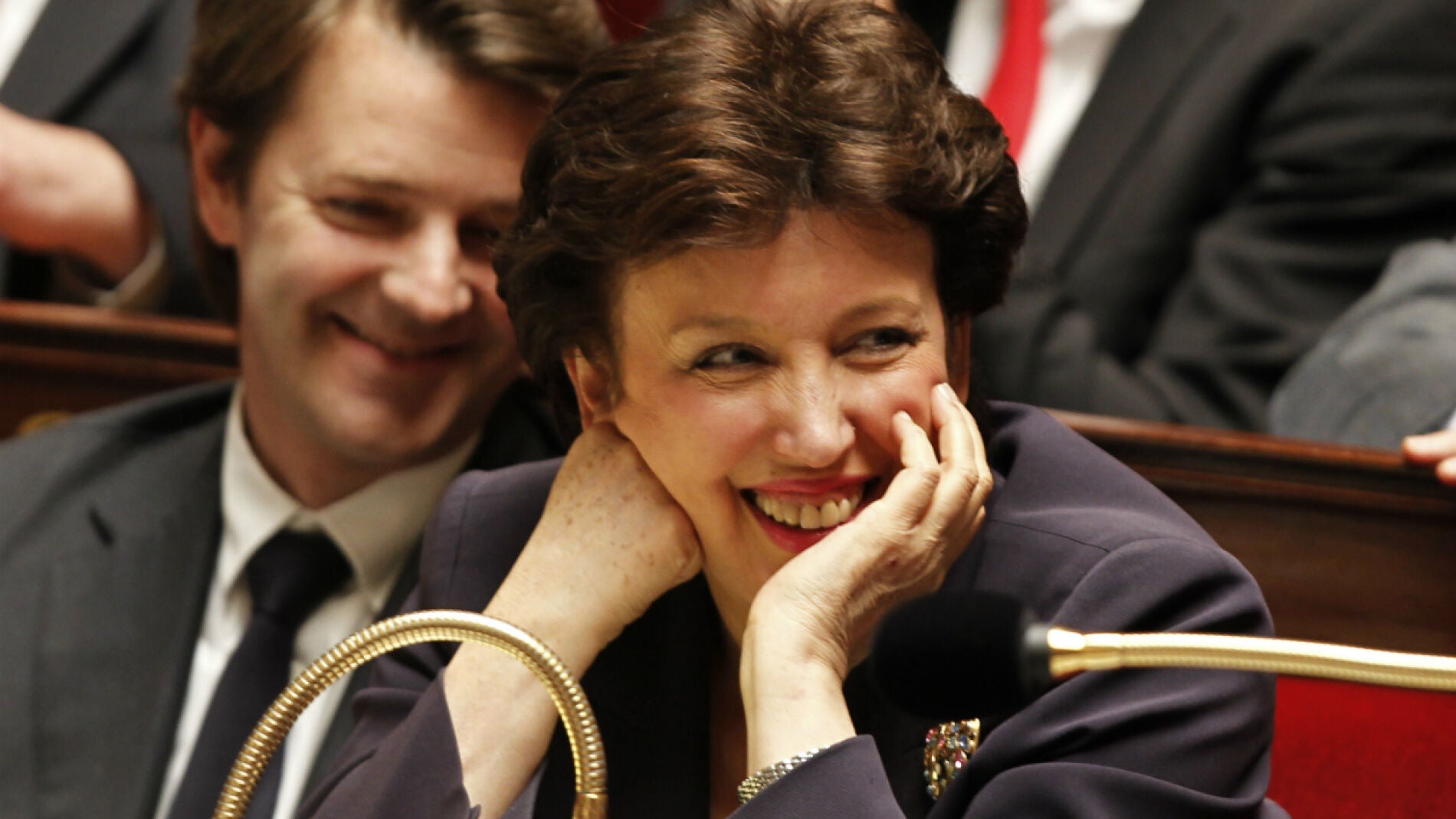 Roselyne Bachelot, durante un acto