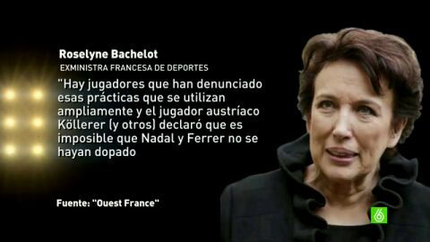 Frame 33.745565 de: Bachellot: "Estoy halagada por el inter&eacute;s que han tenido mis palabras para Nadal"