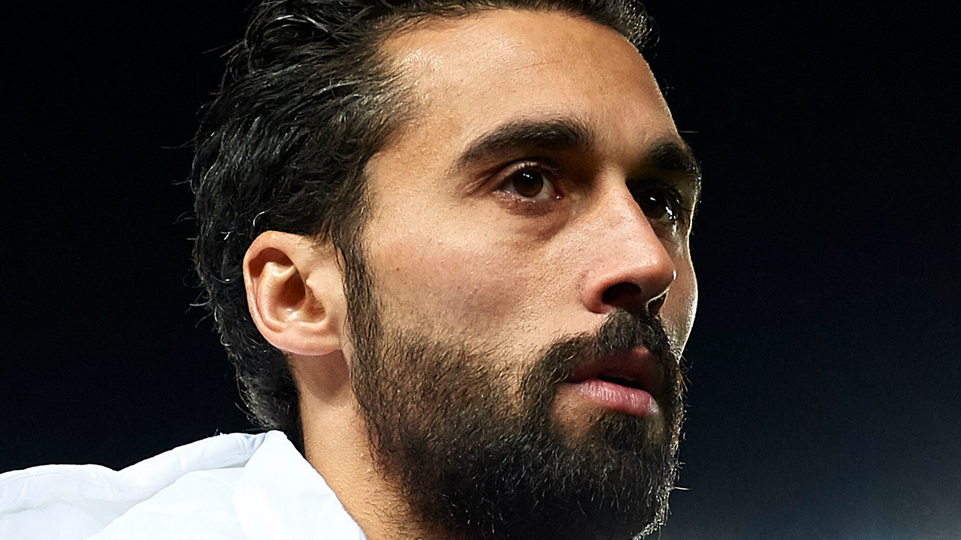 &Aacute;lvaro Arbeloa en el partido del Real Madrid ante el Elche
