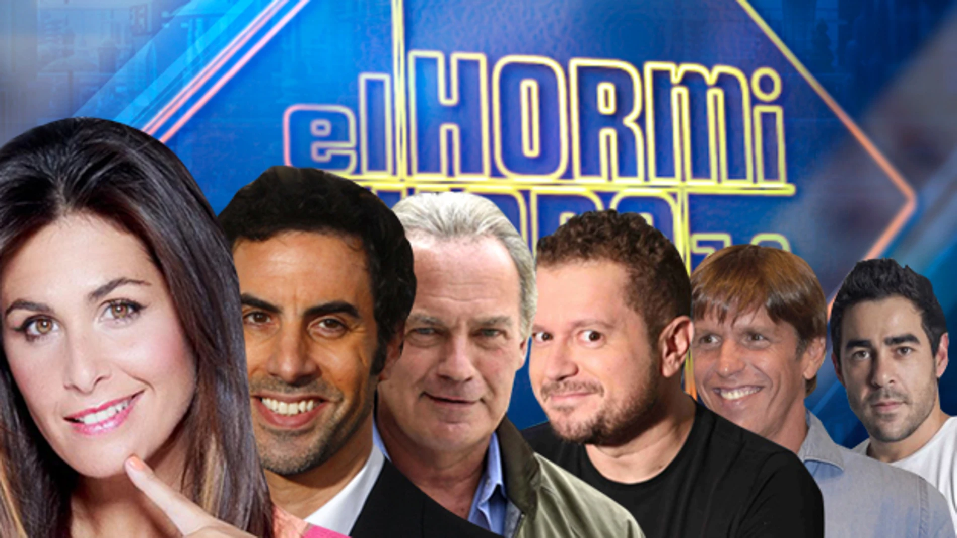 Pablo Chiapella, Bertín Osborne, Nuria Roca, 'El Cordobés' y 'El Monaguillo' y Sacha Baron Cohen en 'El Hormiguero 3.0'