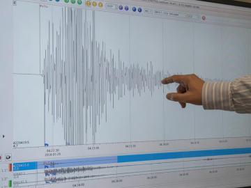 Gráfica de un terremoto