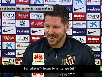 Frame 7.285121 de: SIMEONE, ENTRE CARCAJADAS: "Podemos ser campeones" Frame 7.285121 de: SIMEONE, ENTRE CARCAJADAS: "Podemos ser campeones"