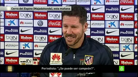 Frame 7.285121 de: SIMEONE, ENTRE CARCAJADAS: "Podemos ser campeones" Frame 7.285121 de: SIMEONE, ENTRE CARCAJADAS: "Podemos ser campeones"