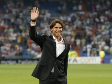 Nadal, en el Santiago Bernabéu