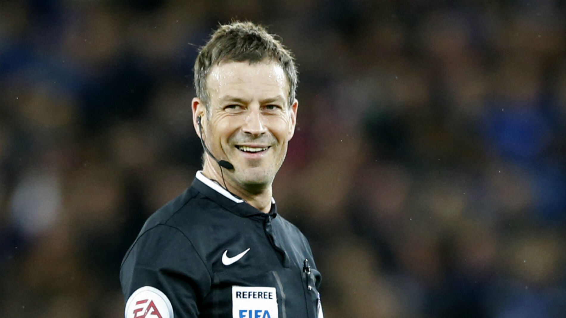 Mark Clattenburg, durante el Leicester - West Bromwich